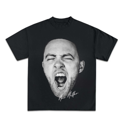 MAC MILLER T-SHIRT | Rare Rap Tee Malcolm McCormick Pittsburgh Concert Merch Swimming Circles | Hip Hop Graphic Big Print