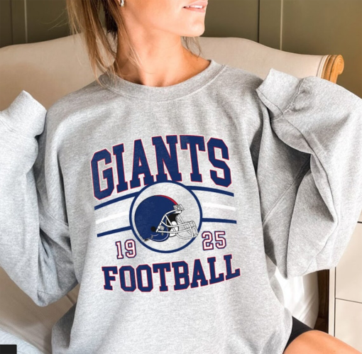 New York Football T-Shirt, NY Giant Sweatshirt, Vintage New York Football Tee, New York Fan Gift, New York Shirts, Gift for Fan