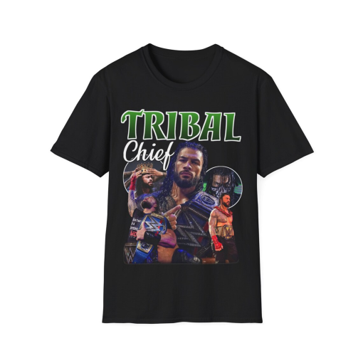 WWE Roman Reigns Tribal Chief 90s Vintage Bootleg T shirt