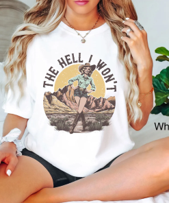 Comfort Colors Retro Western Shirt The Hell…