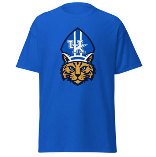 Mark Pope Kentucky Wildcat Coach Logo Tshirt | Kentucky Wildcats Fan Tshirt | Mark Pope Tshirt | BBN TShirt | Cotton TShirt | Cat Pope Logo