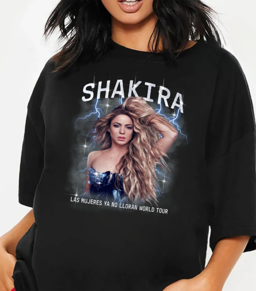 2024 Shakira Tour Shirt, Las Mujeres Ya No Lloran World Tour T-shirt, Graphic T-shirt, Unisex Shirt, Shakira Concert Group Shirt