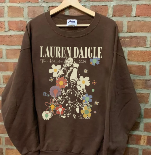 Lauren Daigle The Kaleidoscope Tour Vintage 90s 2024 Concert Sweatshirt, NEW 2024 Lauren Daigle The Kaleidoscope Tour, Thank God I Do Tour