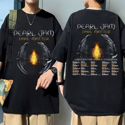 Pearl Jam Dark Matter World Tour 2024 Shirt, Pearl Jam 2024 Concert Shirt, Pearl Jam Fan Gift, Rock Band Shirt, Pearl Jam Dark Matter Tour