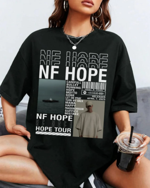 NF Hope Album Shirt, NF Hope Tour 2024 T-Shirt, NF Fan Gifts Shirt, Nf Hope Graphic T-Shirt, Nf Rapper Shirt, 2024 Nf Rapper Tour Merch