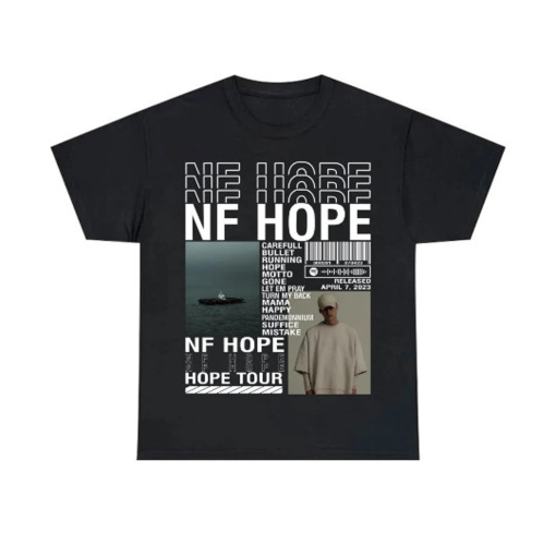 NF Hope Album Shirt, NF Hope Tour 2024 T-Shirt, NF Fan Gifts Shirt, Nf Hope Graphic T-Shirt, Nf Rapper Shirt, 2024 Nf Rapper Tour Merch