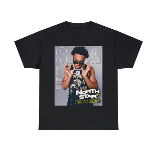 Slam Cover Tee Shirt Toronto Raptors Scottie Barnes North Stars