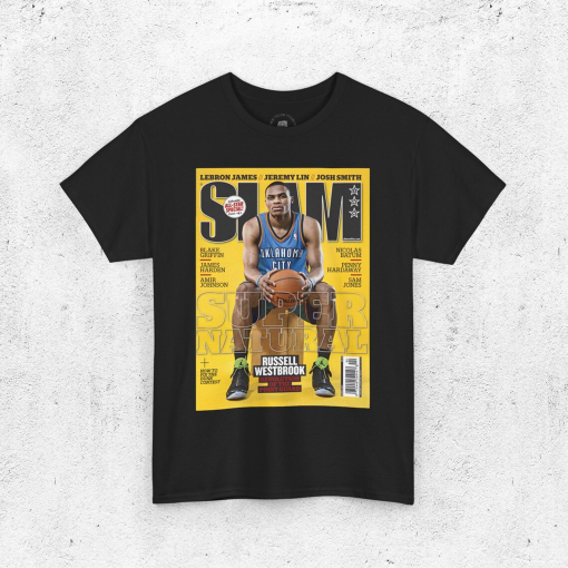 Russell Westbrook Shirt, Oklahoma City Thunder “OKC” Magazine Cover T-Shirt, Unisex Sports Tee, Vintage Retro Basketball Streetwear, Gift