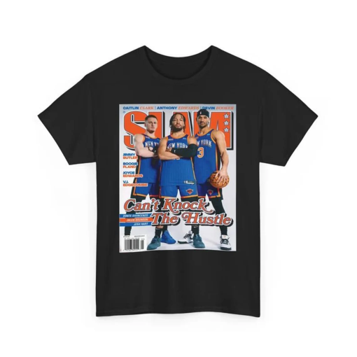 Jalen Brunson Josh Hart Donte DiVincenzo New York Knicks NBA Slam Cover T-Shirt