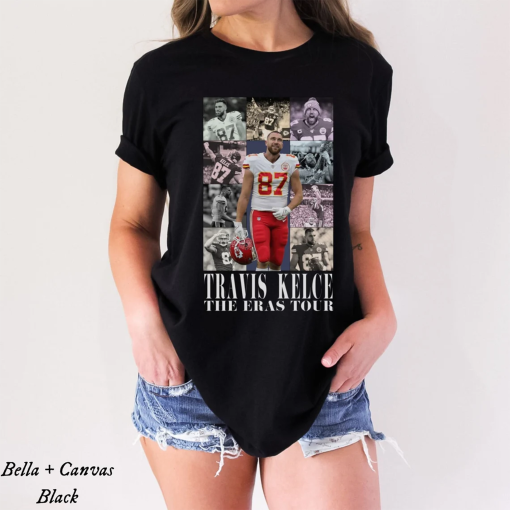 Travis Kelce Eras Tshirt & Sweatshirt Kansas City Chiefs Travis Kelce Eras Tour Comfort Colors Shirt