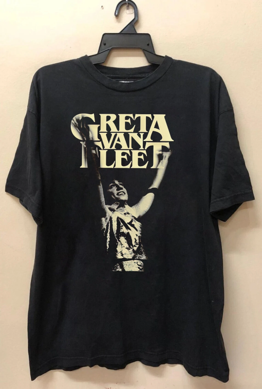 Greta Van Fleet Music Shirt, Greta Van Fleet Graphic Tee Y2K Shirt, Greta Van Fleet Concert 2024 Merch, Classic Gift for Fans