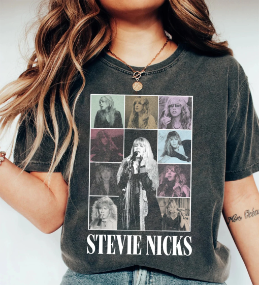 90s Stevie Nicks Unisex Shirt, Stevie Nicks Graphic Retro Shirt, Music Tour 2024 Shirt, Stevie Nicks Comfort Colors Shirt, Gift For Fans