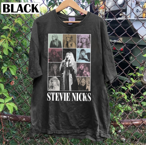 90s Stevie Nicks Unisex Shirt, Stevie Nicks Graphic Retro Shirt, Music Tour 2024 Shirt, Stevie Nicks Comfort Colors Shirt, Gift For Fans