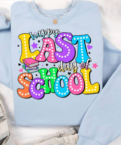 Happy Last Day Of School Shirt, Rock…