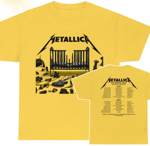 Metallica 72 Seasons Album Shirt, Trending Crewneck Short Sleeve