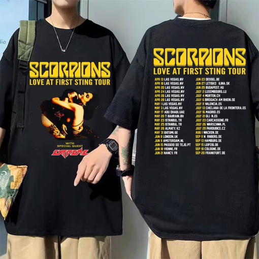 Scorpions Love At First Sting Tour 2024 Shirt, Scorpions 2024 Concert Shirt, Scorpions Rock Band Fan Shirt, Scorpions Merch, Music Tour Tee