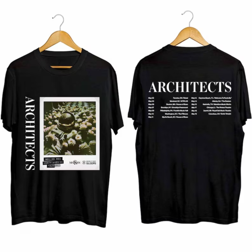 Architects 2024 Tour Shirt, Seeing Red North American 2024 Tour Shirt, Architects 2024 Concert Shirt, Architects Fan Shirt