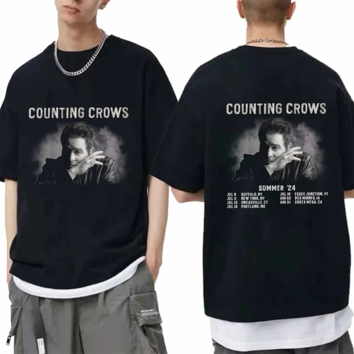 Counting Crows Summer 2024 Tour Shirt, Counting Crows Band Fan Shirt, Counting Crows 2024 Concert Shirt, Counting Crows Shirt Gift