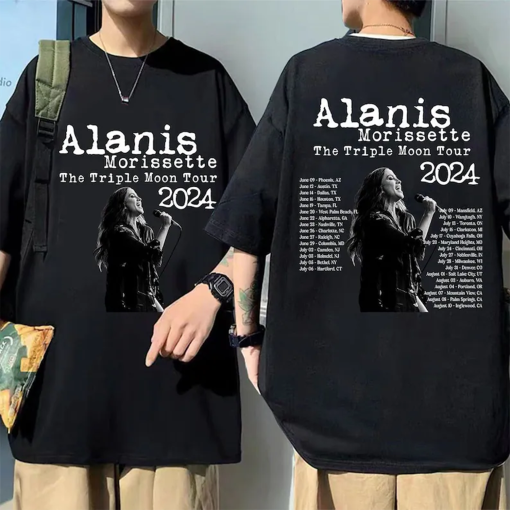 Alanis Morissette The Triple Moon Tour 2024 Shirt, Alanis Morissette 2024 Concert, The Triple Moon Tour Merch, Alanis Morissette Fan Gift