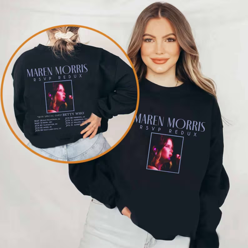 Maren Morris – RSVP Redux Tour 2024 Shirt, Maren Morris Fan Shirt, Maren Morris 2024 Concert Shirt, RSVP Redux 2024 Concert Shirt