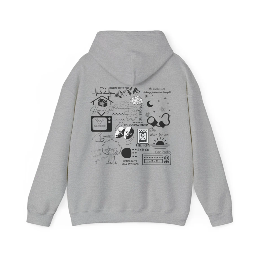 Twenty One Pilots Vessel All songs Sketch Hoodie