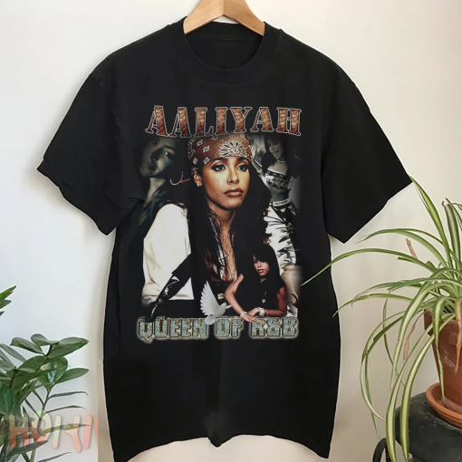 Limited AAliyah Vintage 90s T-Shirt, AAliyah Queen Of R&B Shirt, Gift For Men Women, Sweatshirt, Hoodie, Youth, Long Sleeve