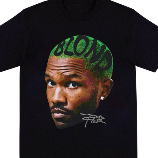 Vintage Frank Style Ocean Shirt, Blond Odd Concert Short Sleeve Long Sleeve