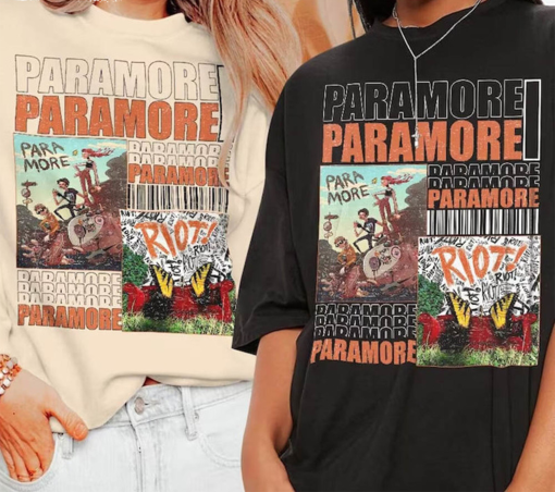 Vintage Paramore Doodle Shirt, Paramore Album Lyrics Merch, Music Tour 2 Sides Shirt, Hayley Williams, Paramore Rock Band Fan Gift