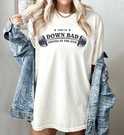 Down Bad Tortured Poets Department Shirt , Comfort Colors, Gym Shirt, Taylor Swift Shirt, Taylor Swift Merch, TPD Shirt