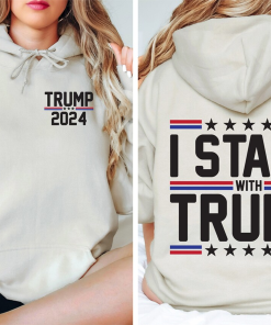 Trump 2024 I Stand With Trump Sweatshirt,…