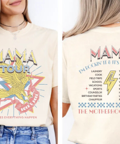 Vintage Mama Shirt Gift For Mama Tour…