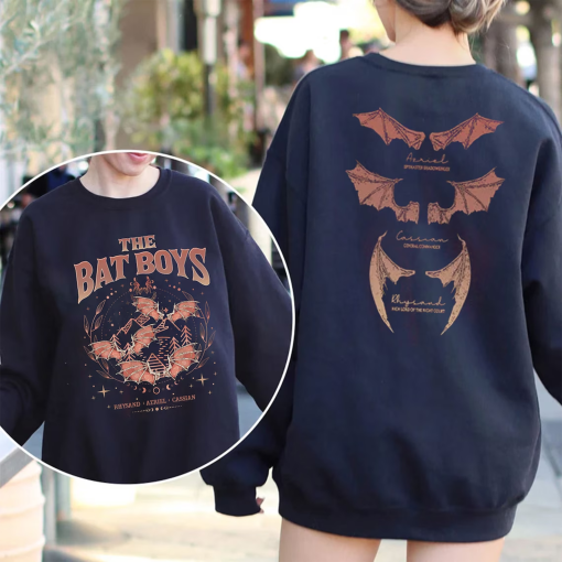 The Bat Boys Comfort Colors T-Shirt, Night Court Illyrians Tee, A Court of Thorns and Roses Sweatshirt, Rhysand Cassian Azriel Apparel