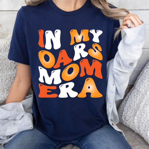 In My Oars Mom Era, Navy Bella Unisex Fit Shirt