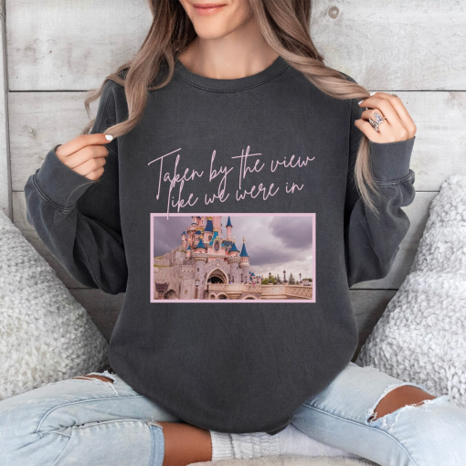 Taylor Swift x Disneyland Paris Sweatshirt | Comfort Colors | ‘Paris’ Lyrics