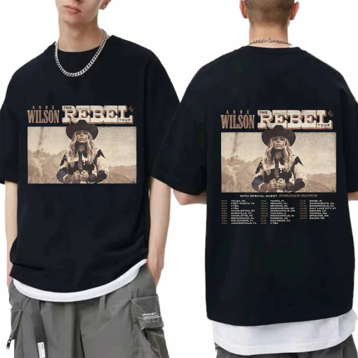 Anne Wilson – The Rebel Tour 2024 Shirt, Anne Wilson Country Music Shirt, Anne Wilson Fan Shirt, The Rebel 2024 Concert Shirt