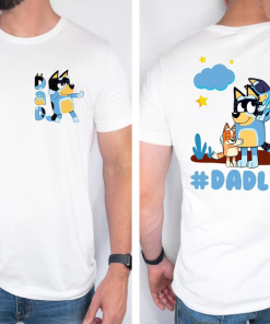 DadLife Hashtag Bluey Daddy Classic 2 Side…