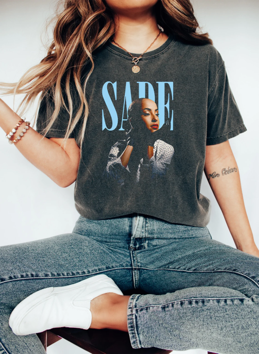 Sade T Shirt, Sade Tour Crewneck Tshirt, Sade Concert Shirt, Sade Adu Shirt, Sade Retro Vintage, Gifts for Men Women Unisex Tee