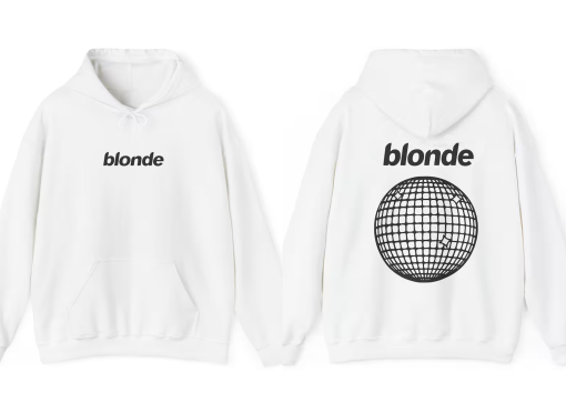 Blond Hoodie, Streetwear Hoodie, Blond Hoodie, Y2K Hoodie, Aesthetic Sweatshirt, Words on back Hoodie, Music Hoodie, gifts for friends