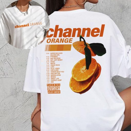 Channel Orange T-Shirt, Frank Shirt, Frank Album Graphic Tee, Unisex Shirt, Gift For Fans ( front and back)