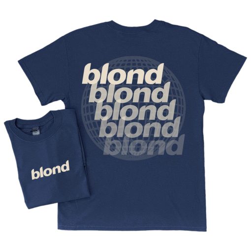 Frank Ocean BLOND GLOBE v2 Short Sleeve T Shirt | Blond t shirt | Gift | Music | Vintage look | Trends Original design | y2k | cool t shirt