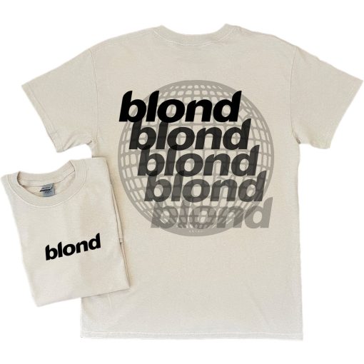 Frank Ocean BLOND GLOBE v2 Short Sleeve T Shirt | Blond t shirt | Gift | Music | Vintage look | Trends Original design | y2k | cool t shirt