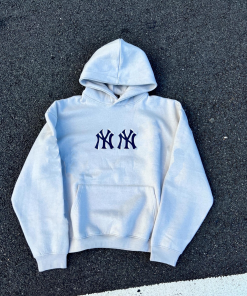 New York Embroidered Hoodie Boxy Fit