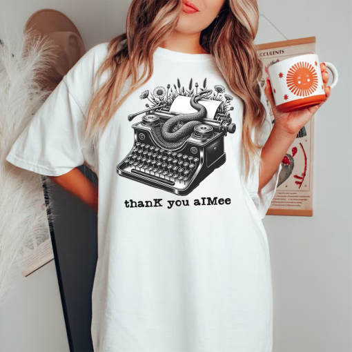 Thank You Aimee Shirt Music Merch Trendy TS Graphics Tee Pop Culture Shirts Vintage Band Tees Tortured Poets Snake Shirt Concert Tee Gift