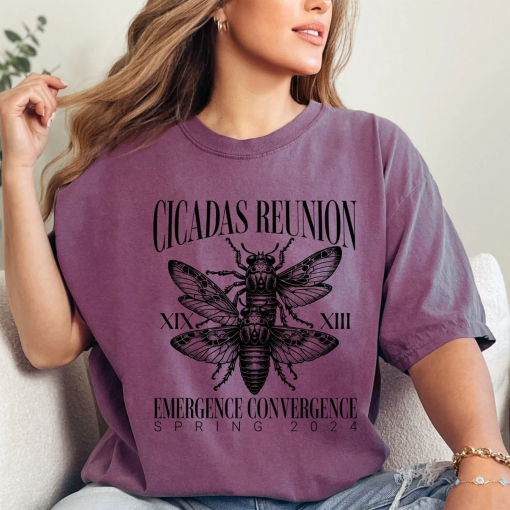 Limited Edition Cicadas Reunion Tshirt for Spring 2024, Cicadas Reunion: Spring 2024 Emergence Tshirt