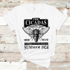 Cicada Funny Shirt Emergence 2024 Gift for Her and Him | Entomologist Tee Gifts, Bold Green Cicada Design T-shirt, Insect Nature Lover Gift