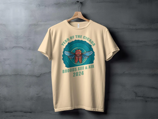 Cicada Funny Shirt Emergence 2024 Gift for Her and Him | Entomologist Tee Gifts, Year of the Cicada Broods T-Shirt, Insect Nature Lover Gift