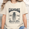 Cicadas Reunion Tour Shirt Cicadapocolypse Cicadas 2024 Cicadas Attack Cicadas Tshirt Cicada Invasion Cicadas Live Concert