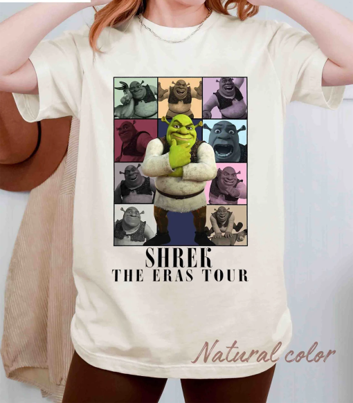 Shrek Eras Tour Funny Trending Shirt, Fiona and Shrek Tshirt, Funny Shrek Trending Tee, Shrek Eras tour Shirt, Funny Trending Shrek shirt