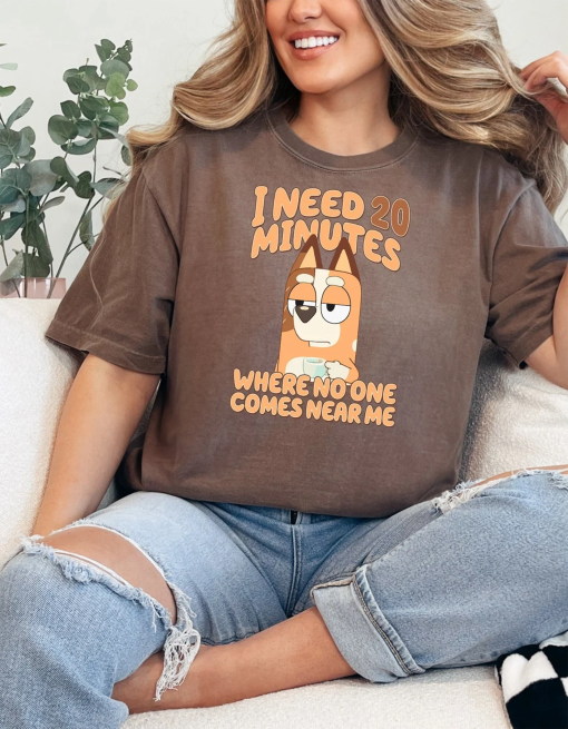 Chili Mum Shirt, Bluey, I need 20 minutes, Mother’s Day t-shirt, Women’s, Comfort Colors shirt, Bluey Mum shirt, Mama shirt, Mom shirt