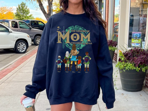 Personalized The Legend Of Mom Shirt, Zelda Mom Shirt, Custom Zelda Shirt, Breath Of The Wild Shirt, Tears Of The Kingdom, Gamer Shirt